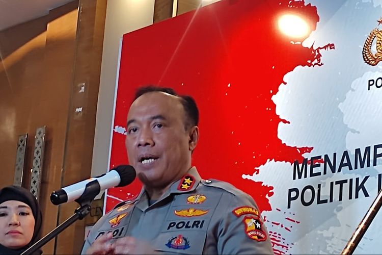 Kadiv Humas Polri Irjen Dedi Prasetyo di Hotel Ambara, Jakarta Selatan, Kamis (26/1/2023). 