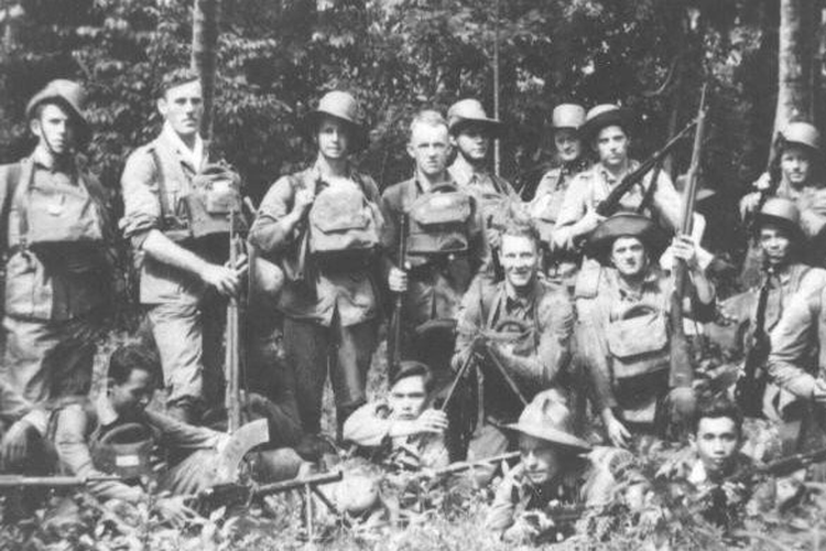 Pasukan AS saat membantu tentara PRRI dalam pemberontakan