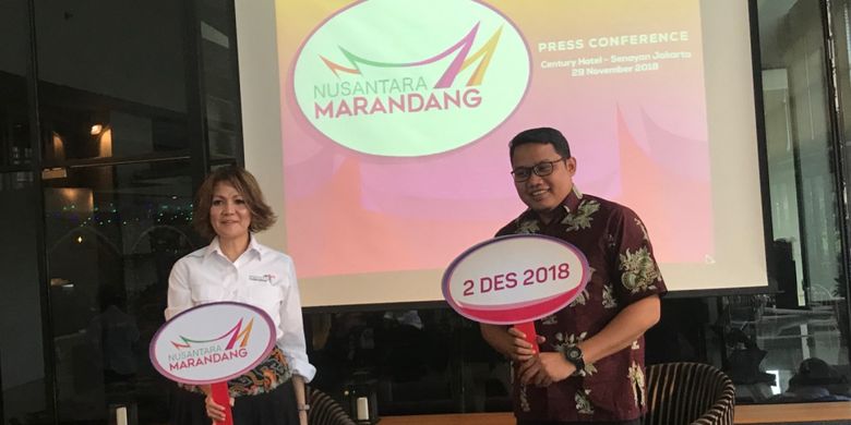 Konferensi pers festival kuliner Nusantara Marandang