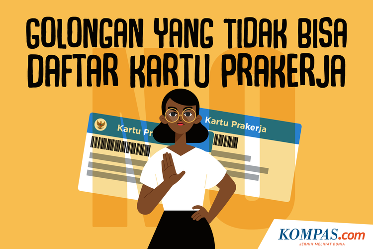 Golongan yang Tidak Bisa Daftar kartu Prakerja