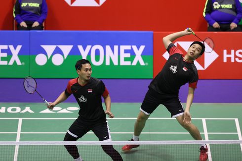 Kembali Jadi Runner-up, Ini Rasio Kemenangan Ahsan/Hendra dalam Laga Final