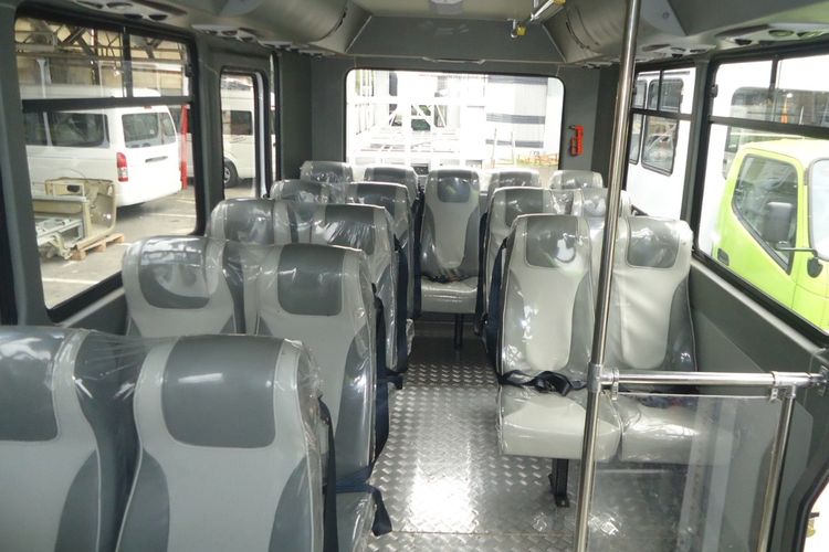 Kondisi interior manhauler bus milik Delima Jaya.