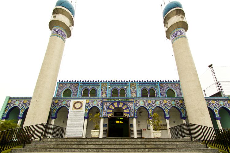 Ilustrasi masjid di Brasil.