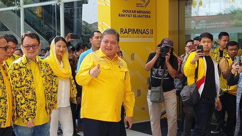 Kepada Prabowo, Airlangga: Golkar Perang di Jawa Barat dan Jawa Timur, Siap Menang