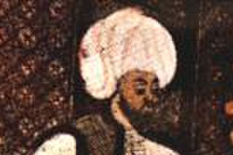 ilustrasi Al-Kindi dalam sebuah lukisan 