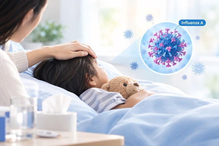 Influenza A Kembali Merebak, Segera ke IGD Jika Anak Menunjukkan Tanda Bahaya Berikut 