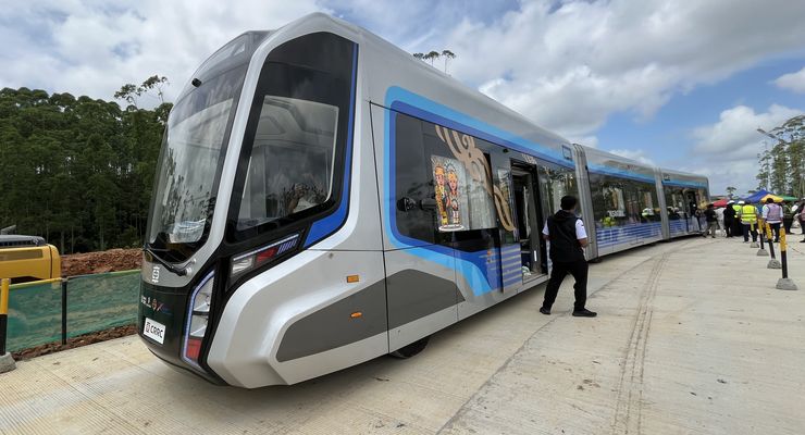 Trem Otonom Tanpa Rel IKN Bukan Bus Gandeng, Ini Penjelasannya