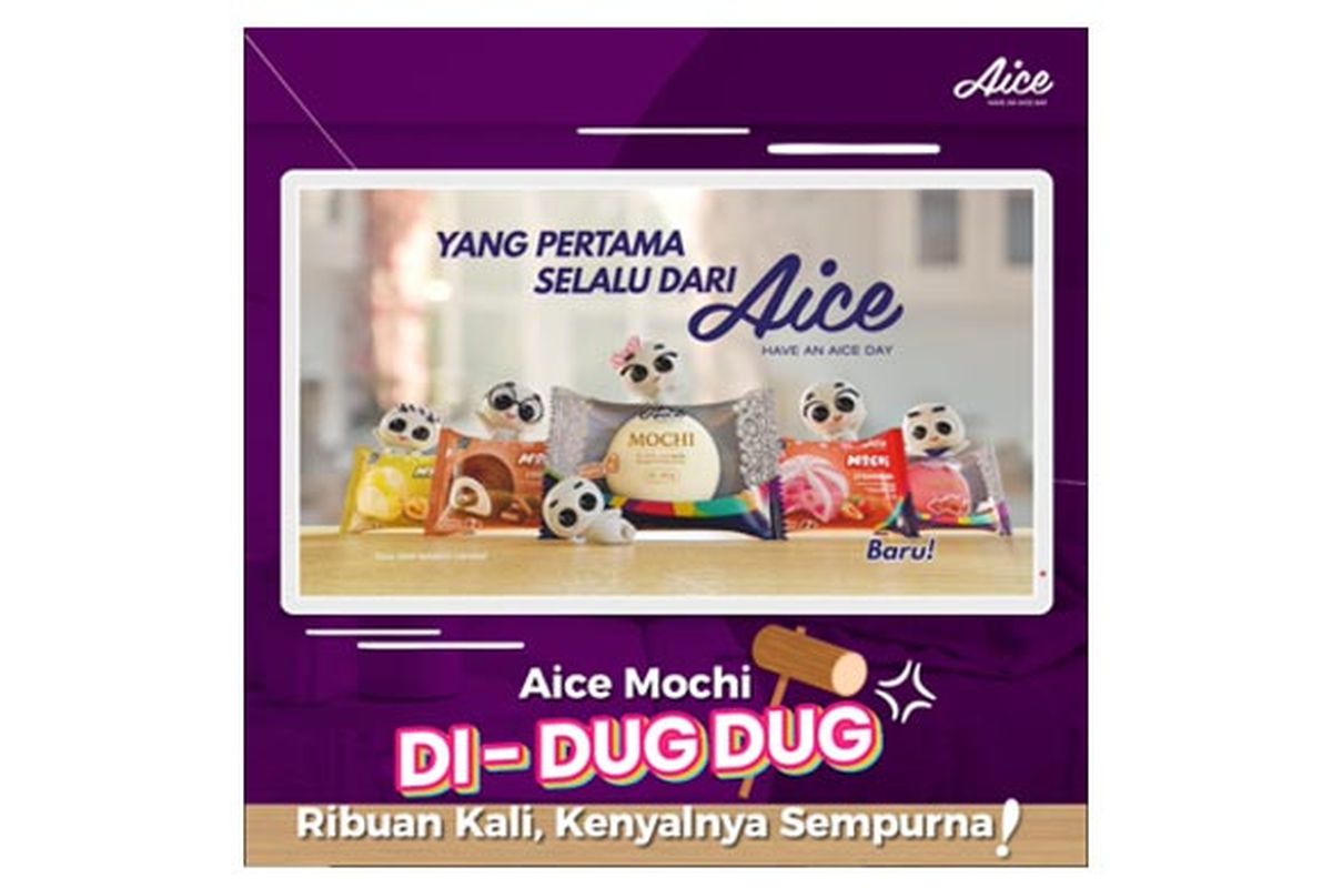 Aice Mochi yang di dug-dug hingga kenyalnya sempurna.