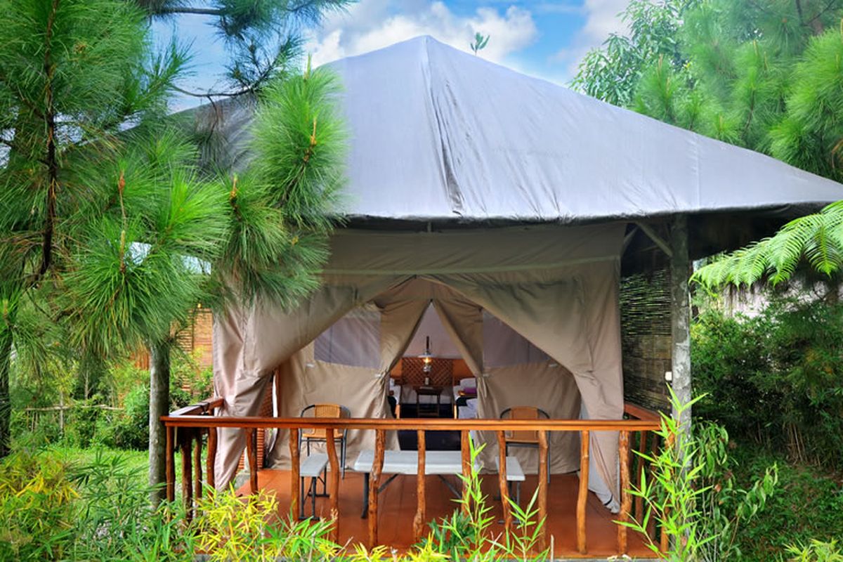 Glamping Indonesia sites are sprouting like mushrooms and the West Java city of Bandung has gotten in on the trend.