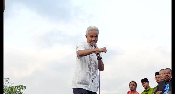 Kampanye di Jateng, Ganjar: Jaga Rumah Kita agar Orang Lain Jangan Masuk dan Mencuri