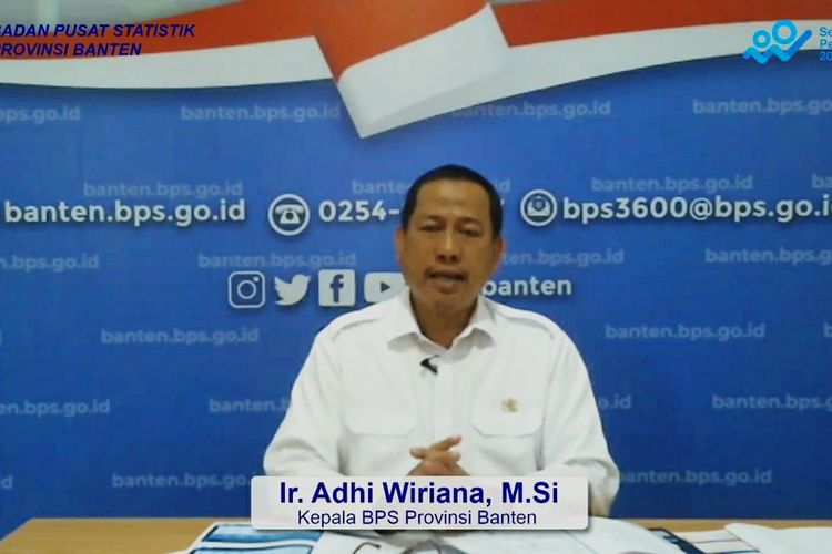 Kepala BPS Banten Adhi Wiriana