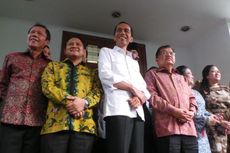 Megawati dan Pimpinan Parpol KIH Temui Jokowi di Istana Merdeka