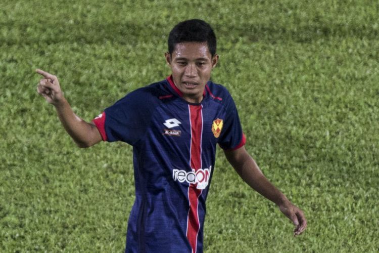 Evan Dimas melakoni debut bersama Selangor FA di Liga Malaysia pada Minggu (4/2/2018) kontra Kuala Lumpur FA.