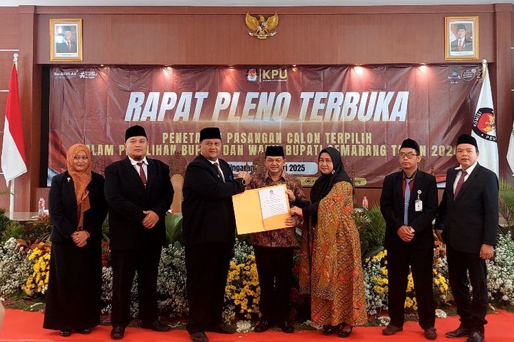 Ngesti-Arifah Ditetapkan Bupati-Wakil Bupati Semarang, Bentuk Tim Transisi Pemerintahan