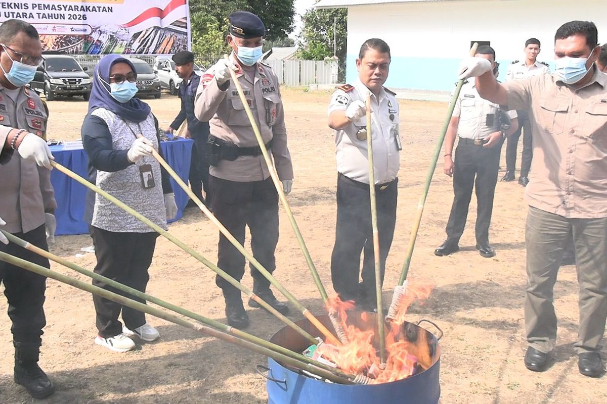 Api Razia Razia Razia 10 Lapas dan Rutan di Maluku Utara, Petugas Sita 45 Handphone ...