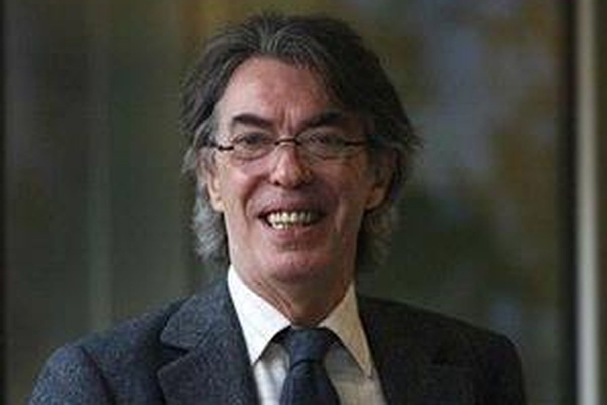 Presiden Inter Milan, Massimo Moratti.