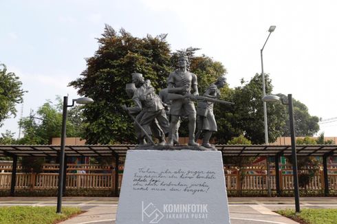 Monumen Perjuangan Senen, Simbol Pertempuran Pejuang Indonesia yang Sempat Lumutan Tak Terawat