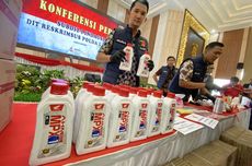 Terbongkar, Peredaran Ribuan Botol Oli Palsu AHM MPX 1 di Lampung 