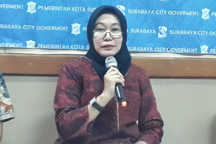 Kepala Bagian Administrasi Kerjasama Pemkot Surabaya Dewi Wahyu Wardani