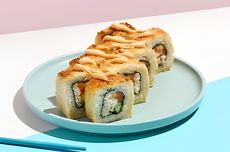 Resep Tempura Egg Sushi Roll, Ide Bekal Anak ke Sekolah