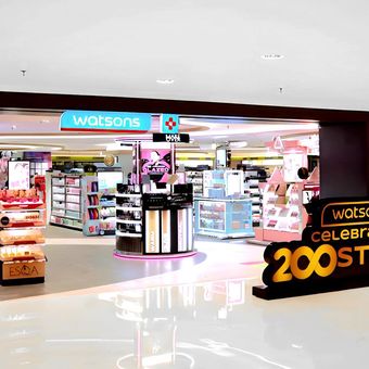 Watsons membuka toko ke-200 di Indonesia, yang berlokasi di Sun Plaza Medan.