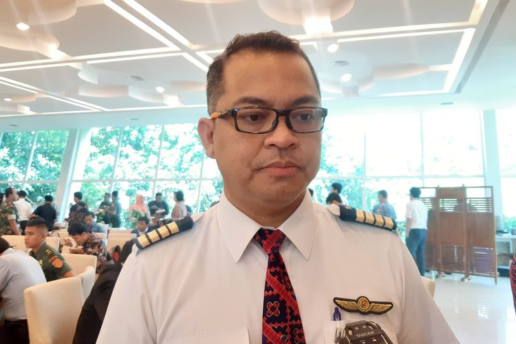 Captain Destyo Usodo ketika di kantor Kementerian Luar Negeri, Jakarta, Selasa (18/2/2020).