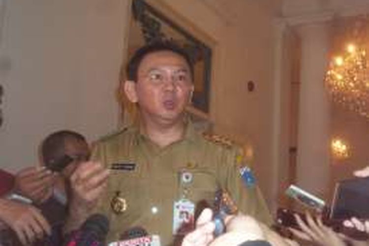 Gubernur DKI Jakarta Basuki Tjahaja Purnama di Balai Kota, Selasa (12/7/2016).