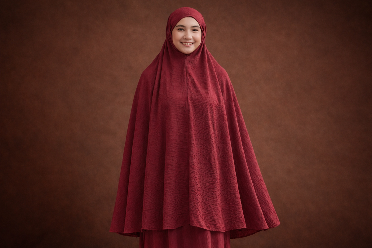 Mukena Bahan Airflow Crinkle