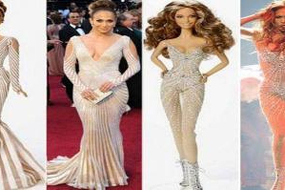 Boneka Barbie Jennifer Lopez dihujat karena memiliki bokong kurang berisi dan tubuh terlalu kurus