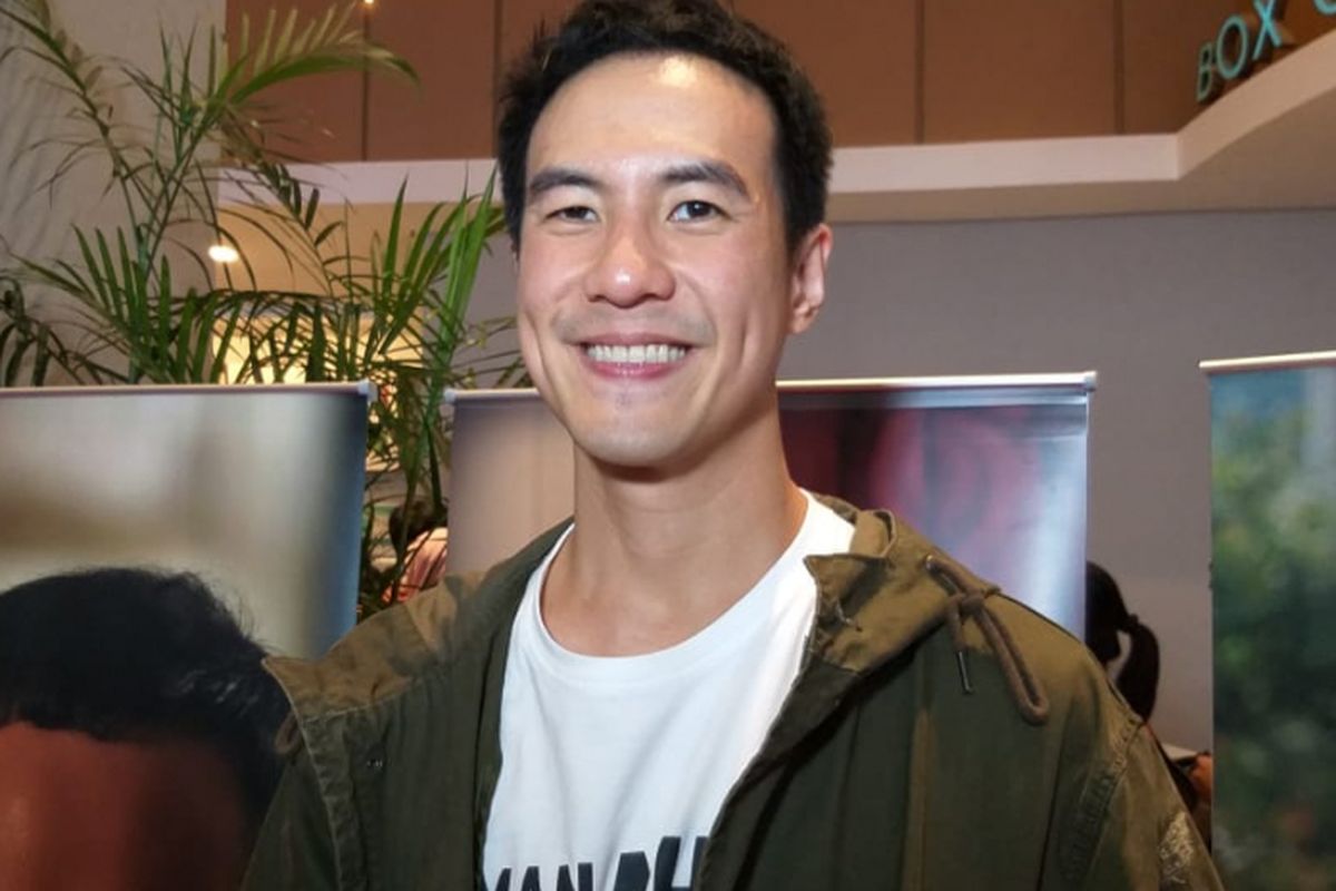 Presenter Daniel Mananta saat ditemui dalam press screening film A Man Called Ahok di kawasan Epicentrum, Kuningan, Jakarta Selatan, Senin (5/11/2018).