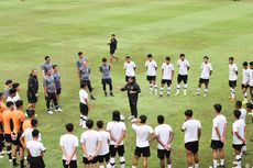 Timnas U22 Salat Idul Fitri di Hotel