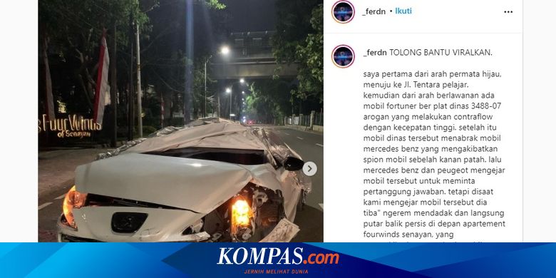 Aksi Nekat Fortuner Lawan Arah, Serempet dan Tabrak Mobil - Vimarsana News