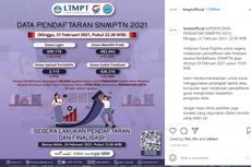 Sore Ini, Pendaftaran SNMPTN 2021 Resmi Ditutup