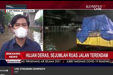 Digenangi Air, Jalan Kapten Tendean Tak Bisa Dilalui Kendaraan Pagi Ini