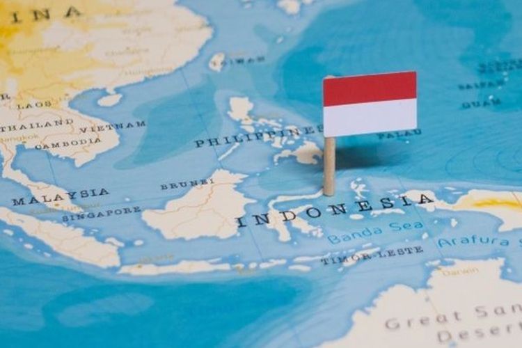 Ilustrasi peta Indonesia. Mengenal daftar provinsi yang masuk di zona waktu Waktu Indonesia Tengah (WITA).
