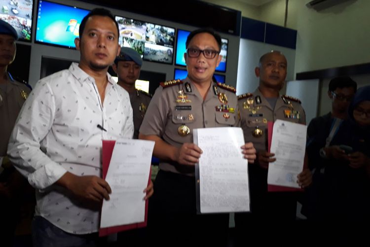 Kepolisian Resor Bogor Kota menggelar rilis terkait penangkapan terhadap para tersangka dalam kasus tewasnya Hilarius (15) di Mapolresta Bogor Kota, Kamis (21/9/2017)
