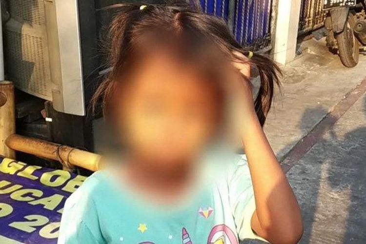 Seorang bocah perempuan berinisial HSB (6) menjadi korban penjambretan, Jumat (25/10/2019).
