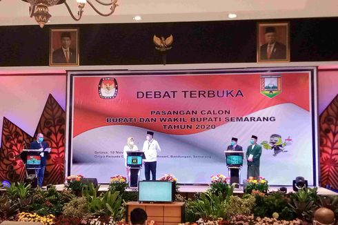 Debat Paslon Kabupaten Semarang, Bison Pamer 7 Program, Ngebas Punya 64 Program