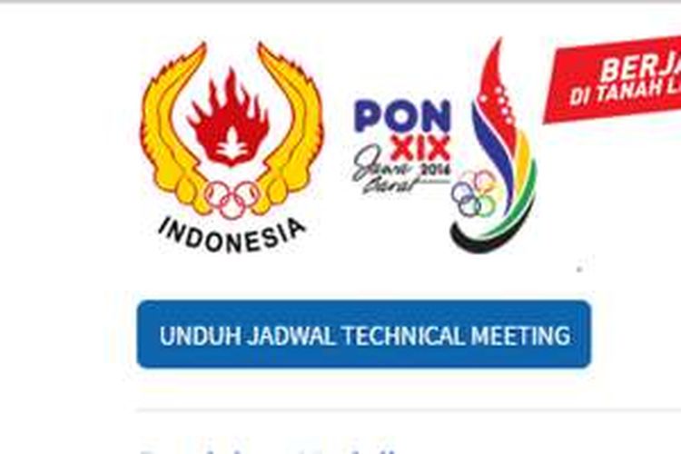 Website PON XIX Jabar.