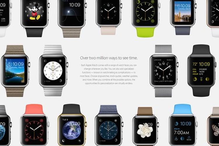 Berbagai macam versi Apple Watch yang dirsediakan Apple