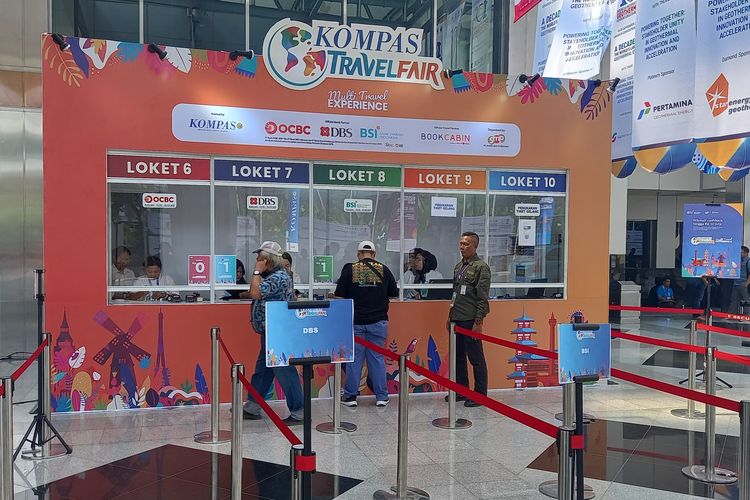 Loket tiket Kompas Travel Fair 2024