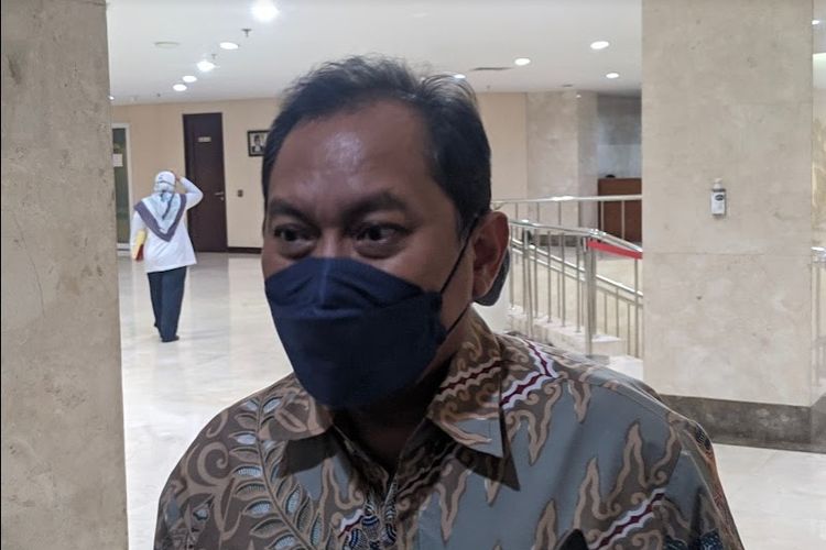Direktur Utama PT Food Station Tjipinang Jaya saat ditemui di Gedung DPRD DKI Jakarta, Rabu (23/3/2022).