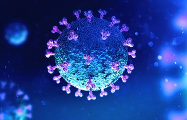 Ilustrasi corona virus (Covid-19)