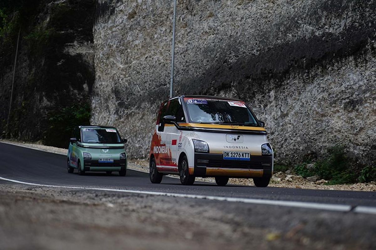 Wuling Air ev dukung mobilitas delegasi selama KTT G20, di Nusa Dua, Bali.