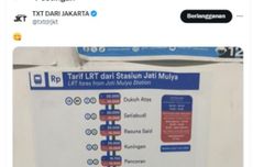 Ramai soal Tarif LRT Jabodebek Jati Mulya-Dukuh Atas Capai Rp 20.000, Ini Penjelasan Pengelola