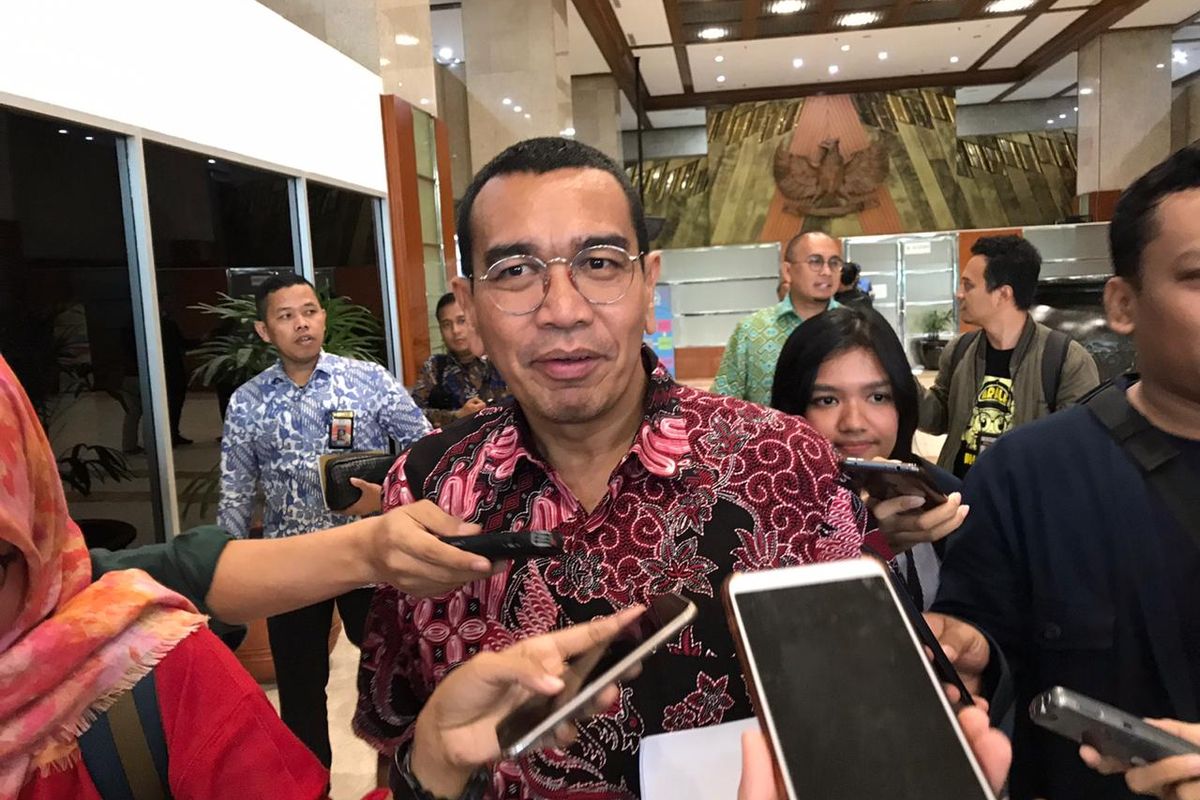 Staf Khusus Menteri BUMN Arya Sinulingga di DPR RI, Jakarta, Selasa (25/2/2020).