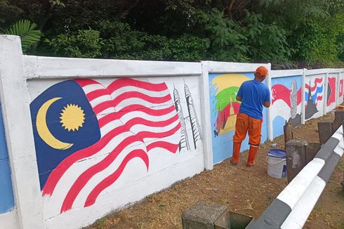 Sulitnya Melukis Bendera Negara Peserta KTT ASEAN, Harus Detail dan Mencampur Cat