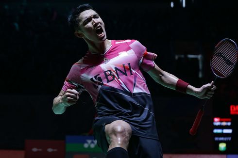 BERITA FOTO: Perjuangan Jonatan Christie Lolos ke Final Indonesia Masters 2023