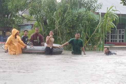 Hujan Disertai Pasang Air Laut, 457 KK di Belitung Terendam Banjir