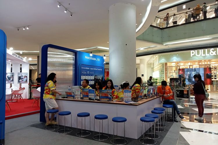 PermataBank X Japan Airlines Travel Fair digelar di Atrium 2, Ground Floor, Lippo Mall Puri, Jakarta Barat, Jumat (20/10/2023).